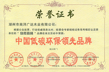 中國低碳環保領先品牌